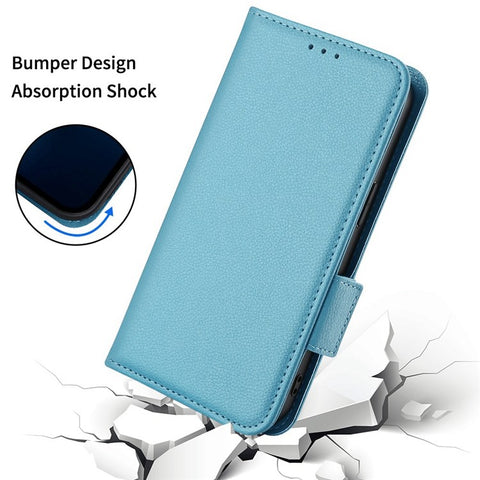 For Samsung Galaxy Z Fold2 5G Litchi Texture Shockproof Phone Case PU Leather Double Magnetic Clasp Cover with Stand Wallet