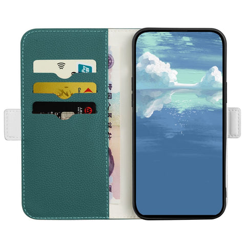 Litchi Texture Wallet Phone Case for Oppo A96 4G, Candy Color PU Leather Viewing Stand Flip Folio Cover