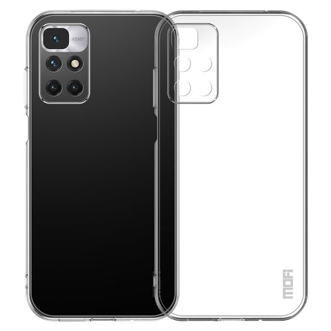 MOFI For Xiaomi Redmi 10 Prime 2022 4G Flexible Clear TPU Scratch-Resistant Case Camera Protection Defender Phone Cover