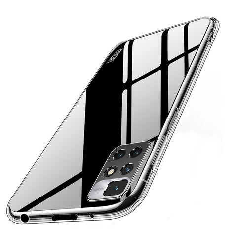 MOFI For Xiaomi Redmi 10 Prime 2022 4G Flexible Clear TPU Scratch-Resistant Case Camera Protection Defender Phone Cover