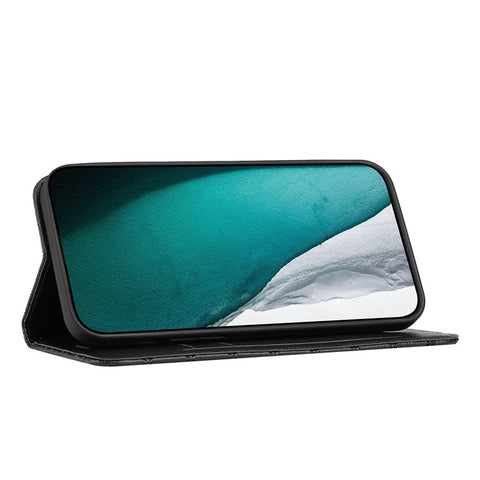 For Samsung Galaxy S21 Ultra 5G / S30 Ultra 5G Rhombus Embossing Litchi Texture Phone Stand Wallet Case RFID Blocking PU Leather Shockproof Cover