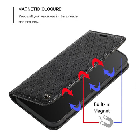 For Samsung Galaxy S21 Ultra 5G / S30 Ultra 5G Rhombus Embossing Litchi Texture Phone Stand Wallet Case RFID Blocking PU Leather Shockproof Cover