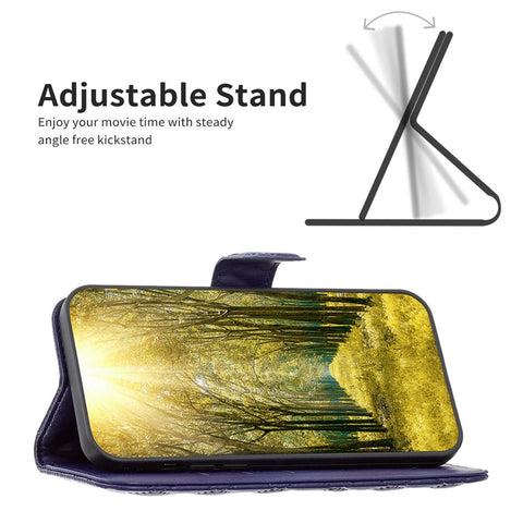 BINFEN COLOR For Xiaomi Redmi Note 9 Pro 4G / Note 9 Pro Max / Note 9S 4G BF Style-14 Imprinted Rhombus Pattern PU Leather TPU Phone Cover Matte Stand Wallet Flip Case