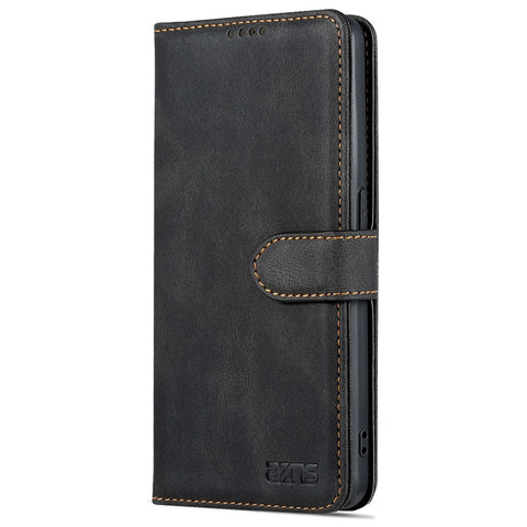 AZNS Anti-scratch Phone Case For Oppo Reno8 5G (Global Version) / Oppo Reno8 5G, Drop-proof PU Leather Flip Wallet Cover Viewing Stand with Magnetic Closure
