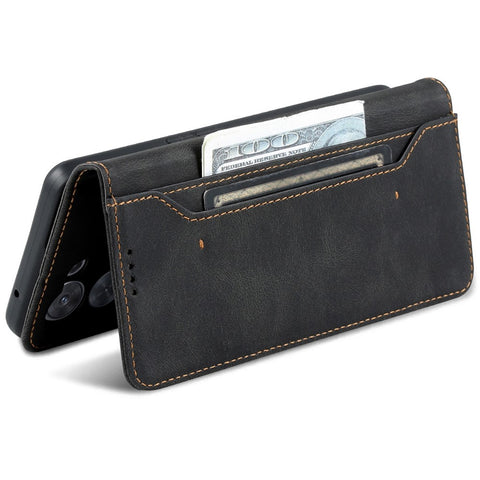 AZNS Anti-scratch Phone Case For Oppo Reno8 5G (Global Version) / Oppo Reno8 5G, Drop-proof PU Leather Flip Wallet Cover Viewing Stand with Magnetic Closure