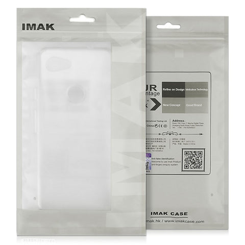 IMAK UX-5 Series for Oppo Reno8 5G / Reno8 5G (Global Version) Button Protection Anti-wear Back Protector Case Transparent TPU Phone Protective Cover