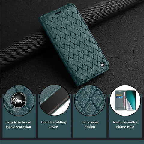For Oppo A94 / A94 5G / A95 5G / F19 Pro+ 5G / Reno5 Z / F19 Pro / Reno5 F / Reno5 Lite Wallet Stand PU Leather Case Litchi Texture Rhombus Pattern Embossment Phone Cover