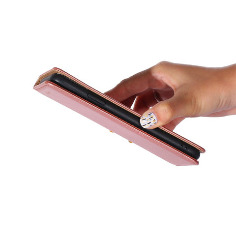 For Huawei Enjoy 50 / nova Y70 4G / nova Y70 Plus 4G Magnetic Absorption Phone Case PU Leather Stand Wallet Shell Protector