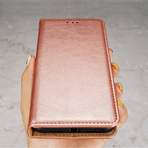 For Huawei Enjoy 50 / nova Y70 4G / nova Y70 Plus 4G Magnetic Absorption Phone Case PU Leather Stand Wallet Shell Protector