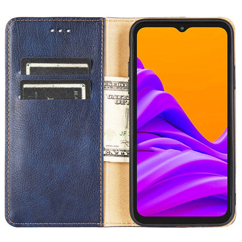 For Huawei Enjoy 50 / nova Y70 4G / nova Y70 Plus 4G Magnetic Absorption Phone Case PU Leather Stand Wallet Shell Protector
