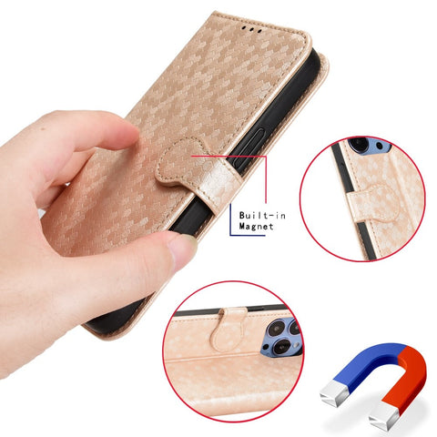 For Oppo A94 4G / F19 Pro 4G / Reno5 F 4G / Reno5 Lite, Phone Case Dot Pattern Imprinted PU Leather Protector Wallet Phone Case with Strap / Stand