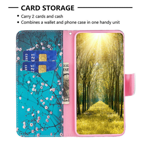 For Oppo A57 4G / A57s 4G Phone Case Pattern Printing PU Leather Wallet Stand Cover