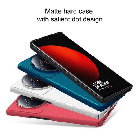 NILLKIN Frosted Shield Phone Case for Xiaomi 12S Ultra 5G, Anti-scratch Matte Drop-proof Hard PC Back Cover