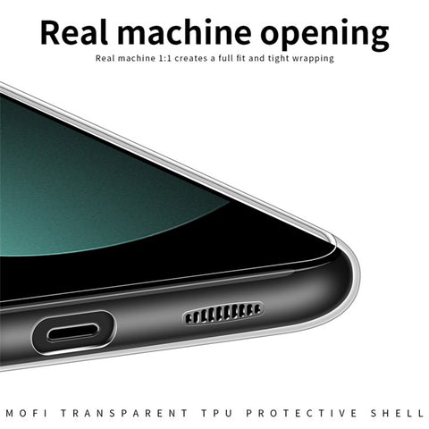 MOFI For Xiaomi 12 Pro 5G / 12 Pro (Dimensity) 5G / 12S Pro 5G Transparent TPU Case Drop-proof Phone Back Cover