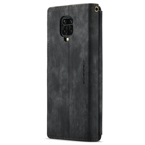 For Xiaomi Redmi Note 9 Pro 4G / Note 9 Pro Max / Note 9S 4G Phone Cases with Strap CASEME C30 Zipper Multiple Card Holder PU Leather Cover