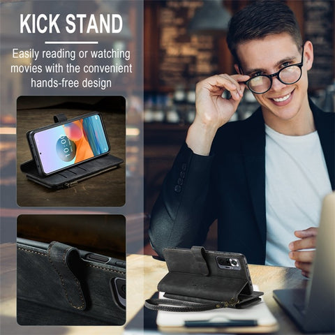 For Xiaomi Redmi Note 10 Pro Max 4G / Note 10 Pro 4G (Global) / (India) Cases with Strap CASEME C30 Zipper Multiple Card Holder Leather Cover