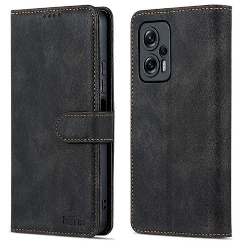 AZNS Phone Case For Xiaomi Redmi Note 11T Pro 5G / Note 11T Pro+ 5G / Poco X4 GT 5G / Redmi K50i 5G , Drop-proof PU Leather Flip Wallet Cover Stand