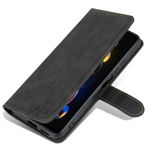 AZNS Phone Case For Xiaomi Redmi Note 11T Pro 5G / Note 11T Pro+ 5G / Poco X4 GT 5G / Redmi K50i 5G , Drop-proof PU Leather Flip Wallet Cover Stand