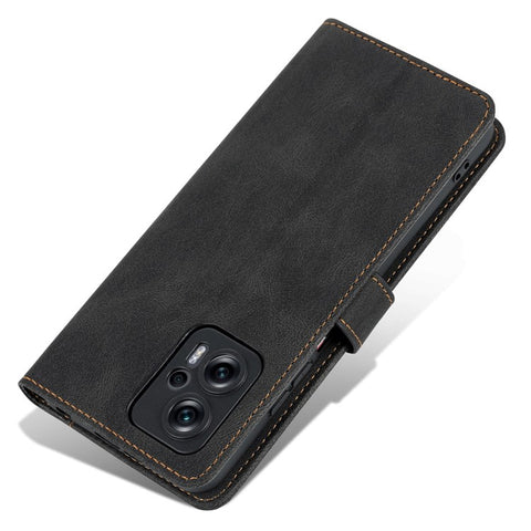AZNS Phone Case For Xiaomi Redmi Note 11T Pro 5G / Note 11T Pro+ 5G / Poco X4 GT 5G / Redmi K50i 5G , Drop-proof PU Leather Flip Wallet Cover Stand