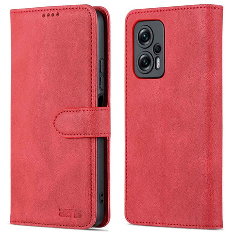 AZNS Phone Case For Xiaomi Redmi Note 11T Pro 5G / Note 11T Pro+ 5G / Poco X4 GT 5G / Redmi K50i 5G , Drop-proof PU Leather Flip Wallet Cover Stand