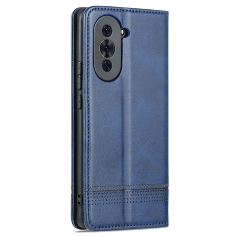 AZNS For Huawei nova 10 Pro 4G Anti-drop Phone Case Magnetic Auto Closure Wallet Stand PU Leather Flip Cover