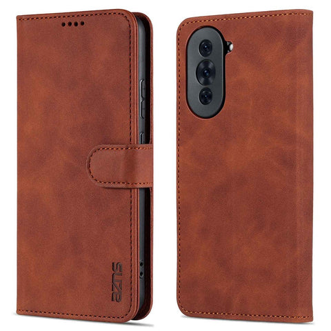 AZNS For Huawei nova 10 4G PU Leather All-round Protection Phone Cover Stand Wallet Case