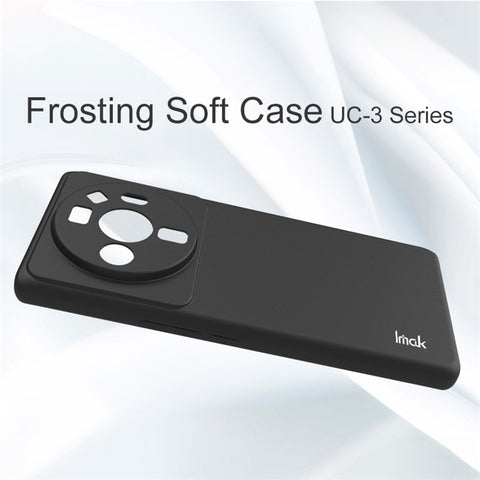 IMAK UC-3 Series for Xiaomi 12S Ultra 5G Ultra Slim Shockproof Soft TPU Phone Case Matte Mobile Phone Back Cover