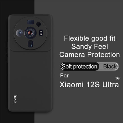 IMAK UC-3 Series for Xiaomi 12S Ultra 5G Ultra Slim Shockproof Soft TPU Phone Case Matte Mobile Phone Back Cover