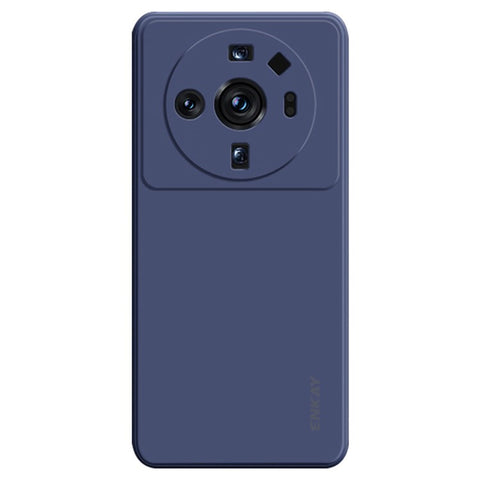 ENKAY HAT PRINCE For Xiaomi 12S Ultra 5G Straight Edge Liquid Silicone Case Precise Cutout Lens Protection Cover