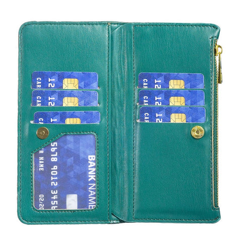 BINFEN COLOR BF Style-15 for Motorola Moto G62 5G Anti-drop Zipper Pocket PU Leather Phone Flip Wallet Case Imprinting Rhombus Pattern Matte Cover with Stand