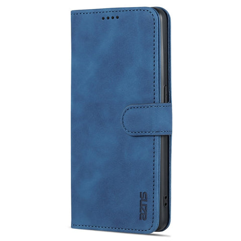 AZNS For Oppo Reno8 Lite 5G Drop-proof Phone Wallet Case Stand PU Leather Phone Cover with Soft TPU Inner Card Holder