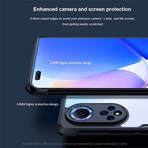XUNDD for Huawei nova 9 Wear-resistant Back Cover with Airbag Anti-shock Acrylic + TPU Cell Phone Shell