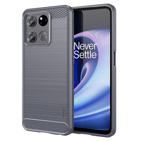 MOFI JK TPU Series-1 for OnePlus Ace Racing 5G Anti-dust Soft TPU Cell Phone Case Brushed Surface Carbon Fiber Phone Shell