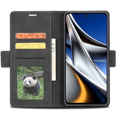 FORWENW F3-Series For Xiaomi Poco X4 Pro 5G Anti-scratch PU Leather Phone Case Wallet Stand Drop-proof Mobile Phone Flip Cover