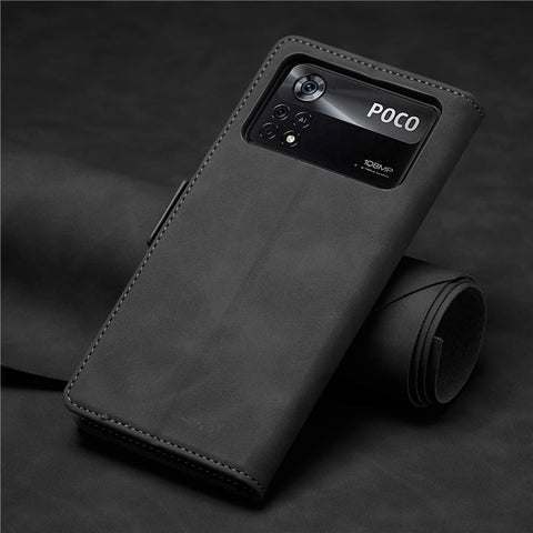 FORWENW F3-Series For Xiaomi Poco X4 Pro 5G Anti-scratch PU Leather Phone Case Wallet Stand Drop-proof Mobile Phone Flip Cover