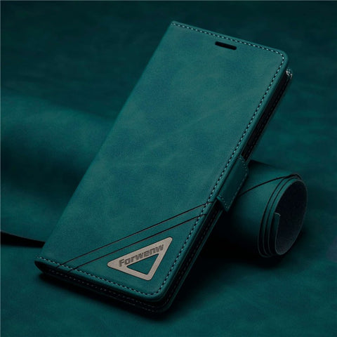 FORWENW F3-Series For Xiaomi Poco M4 Pro 4G Shockproof Flip Wallet Case PU Leather Phone Protective Cover with Stand