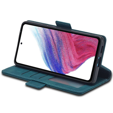FORWENW F3-Series For Samsung Galaxy A33 5G Scratch-resistant Wallet Style Case PU Leather Flip Protective Phone Shell with Stand