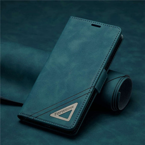FORWENW F3-Series For Samsung Galaxy A33 5G Scratch-resistant Wallet Style Case PU Leather Flip Protective Phone Shell with Stand