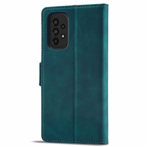 FORWENW F3-Series For Samsung Galaxy A33 5G Scratch-resistant Wallet Style Case PU Leather Flip Protective Phone Shell with Stand