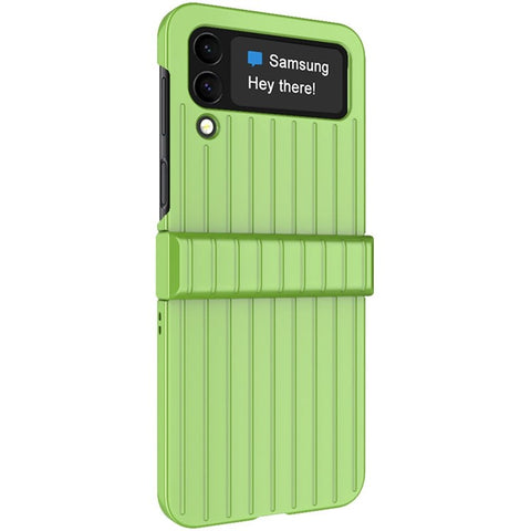 IMAK JS-3 Series Suitcase Style for Samsung Galaxy Z Flip4 5G Hinge Design Anti-fall Hard PC Phone Cover