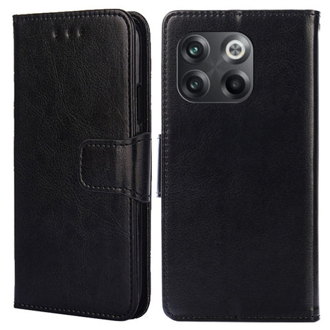 For OnePlus 10T 5G / Ace Pro 5G Texture PU Leather Wallet Flip Case Folio Book Design Magnetic Closure Stand Protective Cover