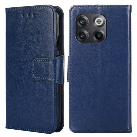 For OnePlus 10T 5G / Ace Pro 5G Texture PU Leather Wallet Flip Case Folio Book Design Magnetic Closure Stand Protective Cover