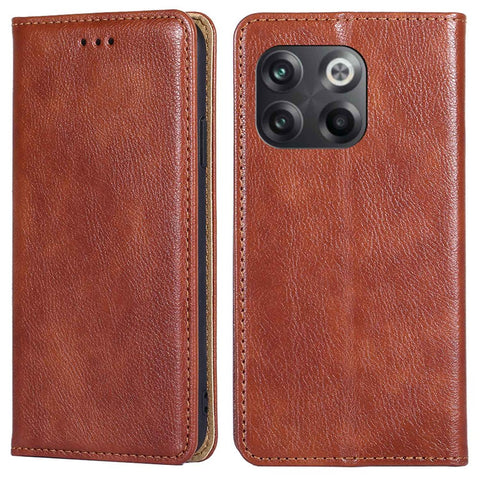 For OnePlus 10T 5G / Ace Pro 5G PU Leather Flip Folio Case Stand Magnetic Absorption Shockproof Wallet Cover