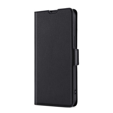 For OnePlus 10T 5G / Ace Pro 5G Magnetic Flip PU Leather Case Card Slots Stand Function Shockproof Protective Cover