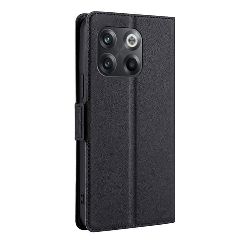 For OnePlus 10T 5G / Ace Pro 5G Magnetic Flip PU Leather Case Card Slots Stand Function Shockproof Protective Cover