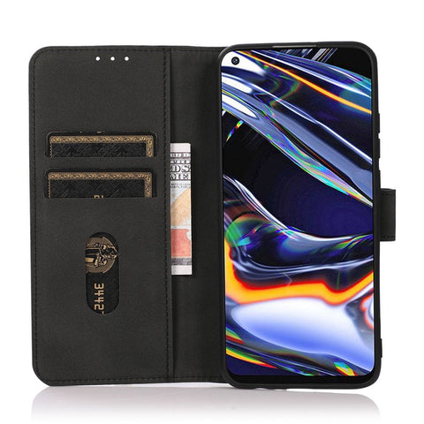 KHAZNEH For Huawei nova Y90 4G / Enjoy 50 Pro 4G Textured PU Leather Phone Case All-round Protection Stand Wallet Cover