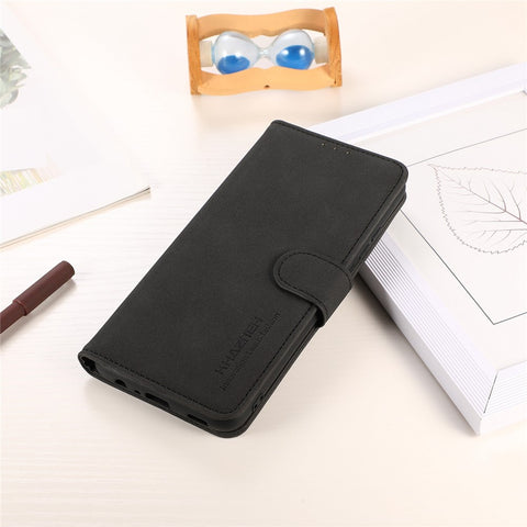 KHAZNEH For Huawei nova Y90 4G / Enjoy 50 Pro 4G Textured PU Leather Phone Case All-round Protection Stand Wallet Cover