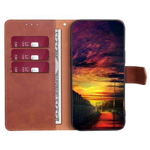 For OnePlus 10T 5G / Ace Pro 5G Anti-drop Phone Case Cowhide Texture RFID Blocking PU Leather Phone Cover with Wallet Stand