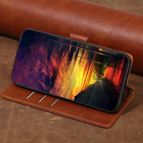 For OnePlus 10T 5G / Ace Pro 5G Anti-drop Phone Case Cowhide Texture RFID Blocking PU Leather Phone Cover with Wallet Stand