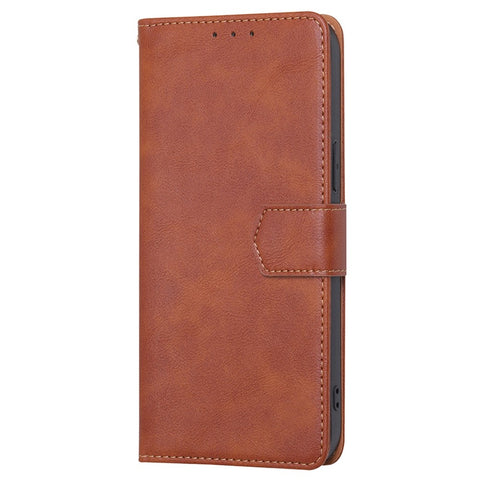 For OnePlus 10T 5G / Ace Pro 5G Anti-drop Phone Case Cowhide Texture RFID Blocking PU Leather Phone Cover with Wallet Stand
